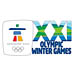 Vancouver 2010 Winter Games XXI Cut-Out Pin