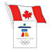 Vancouver 2010 Canada Flag Pin