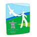 Vancouver 2010 Man & Eagle Cut-Out Pin