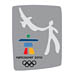 Vancouver 2010 Silver Man & Eagle Stone Pin