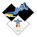 Vancouver 2010 Double Diamond Snowboarder Female Pin