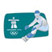 Vancouver 2010 Silhouette Snowboarding Pin