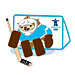Vancouver 2010 Mascot Quatchi Ice Hockey Pin