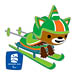Vancouver 2010 Mascot Sumi Cross Country Skiing Pin