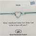 The Filia Bracelet Collection:: Heart shaped arrow adjustable Macrame Turqoise Bracelet