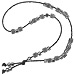 Worrybeads with Metal Greek Key Motif Beads