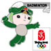 Beijing 2008 Nini Badminton Olympic Sports Pin