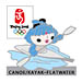 Beijing 2008 Beibei Canoe / Kayak Flatwater Olympic Sports Pin