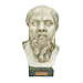 Socrates Bust 8" (20 cm) Ivory Color