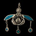 The Neptune Collection - Sterling Silver Pendant - Minoan Bee and Opal (32mm)