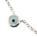 The Amphitrite Collection - Platinum Plated Sterling Silver Necklace - Mother of Pearl Mati  (5mm)