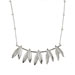 The Elaia Collection - Sterling Silver Necklace - Olive Leaves (65mm)
