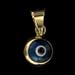 Greek Sterling Silver Mati Collection - Pendant w/ turquise glass and Evil Eye (12mm) 