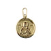 9k Gold Pendant - Madonna w/ Child (14mm)